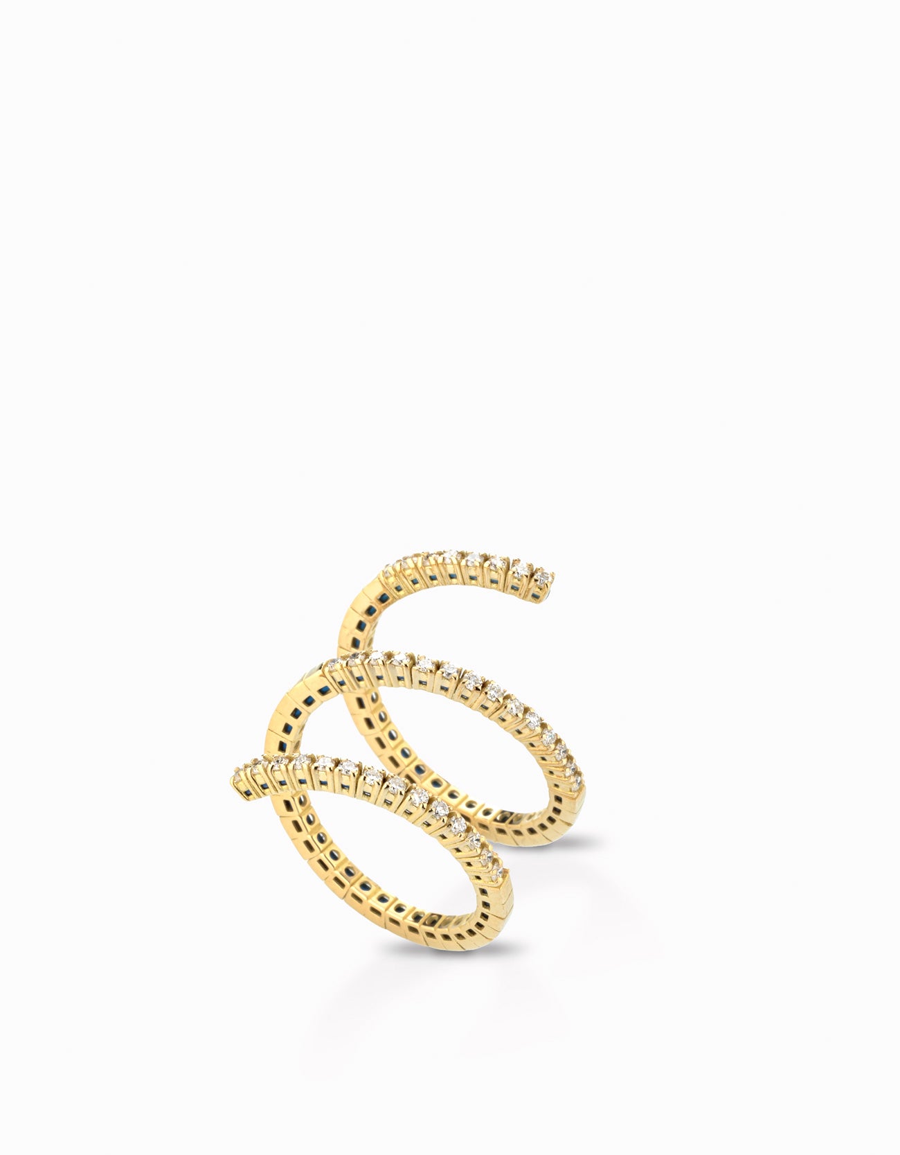 ANELLO SNAKE IN ORO GIALLO CON DIAMANTI