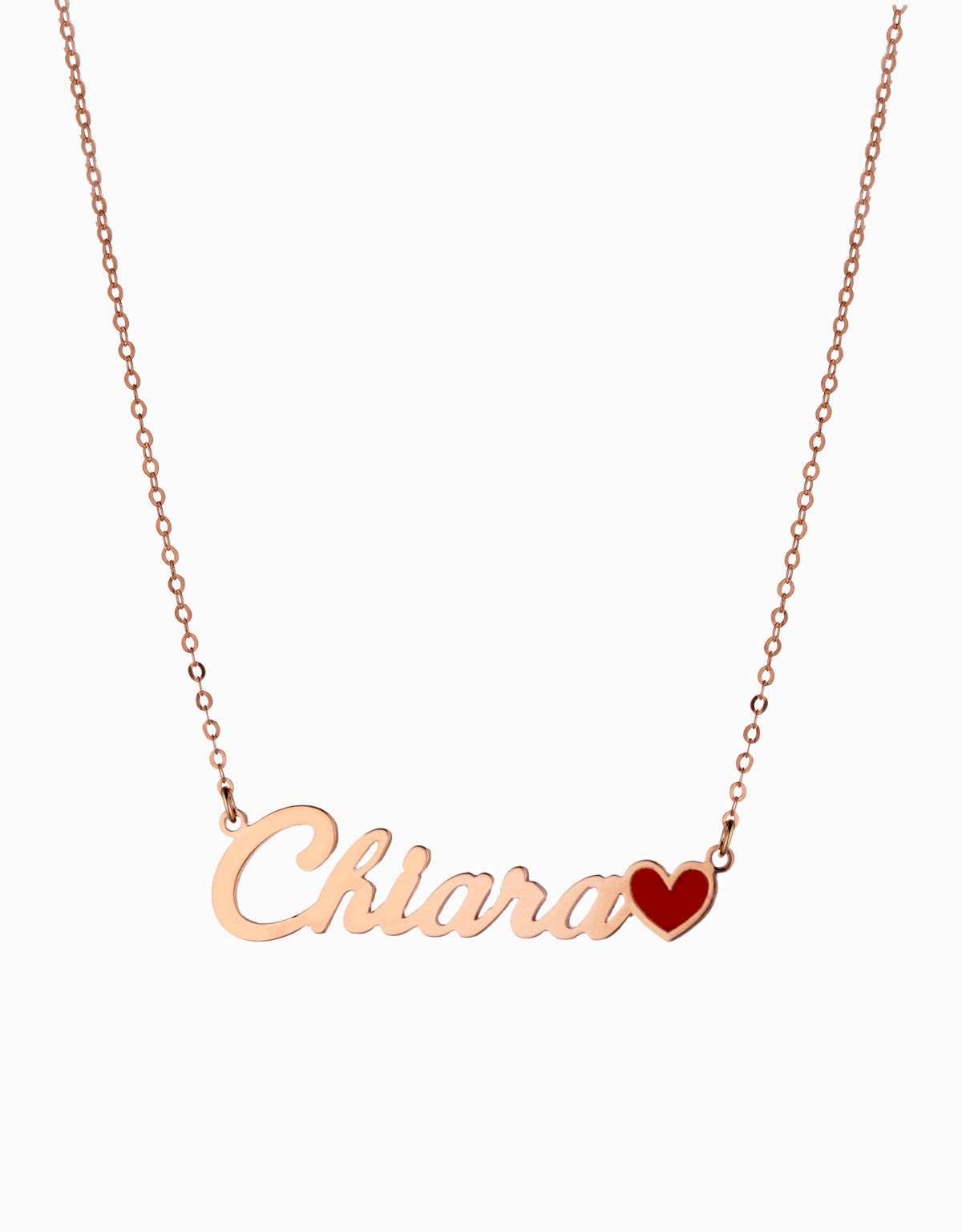COLLANA NOME PERSONALIZZABILE CON SMALTO
