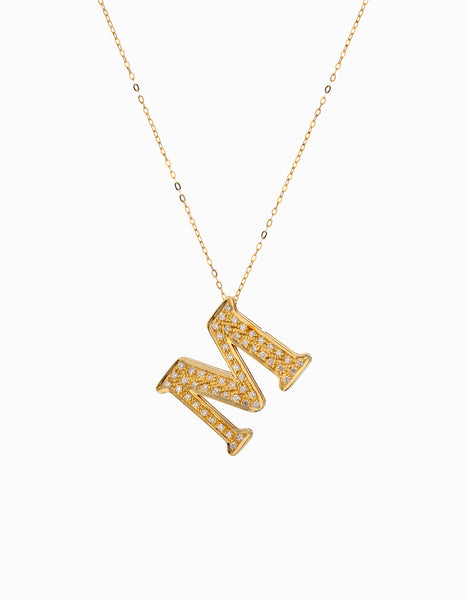 M MOOHAM Regalo per la festa della mamma figlia collana iniziale a forma di cuore per ragazze e donne delicata collana lettera per donne, bambini e ragazze, gioielli carini, ottone, zirconia cubica