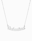 collana nome con diamante
