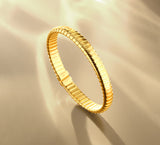 BRACCIALE IN ORO  GIALLO IN 18KT, CON TITANIO