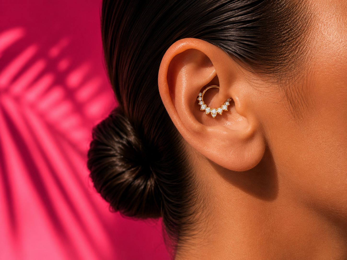 DAITH IN ORO GIALLO CON DIAMANTI