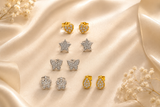 ORECCHINI FARFALLA IN ORO BIANCO CON DIAMANTI