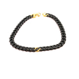 BRACCIALE IN CERAMICA VERDE CON GRUMETTA CENTRALE E CHIUSURA IN ORO 9KT E DIAMANTI