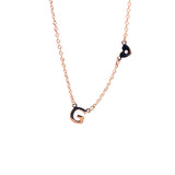 COLLANA PERSONALIZZABILE IN ORO 9KT CON DIAMANTINO