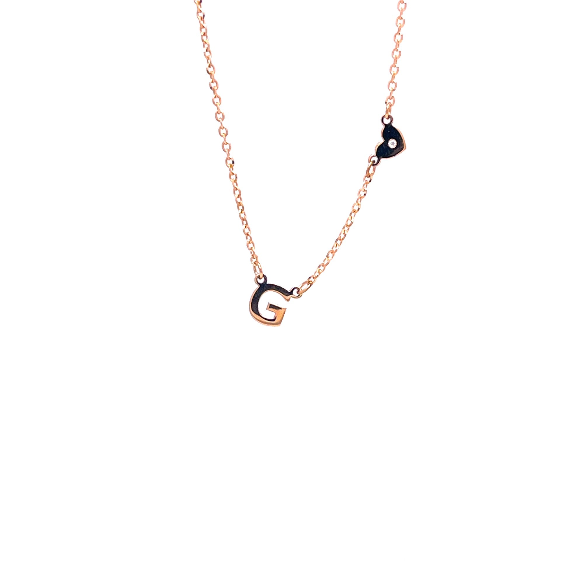 CIONDOLO IN ORO 9KT CON LETTERA