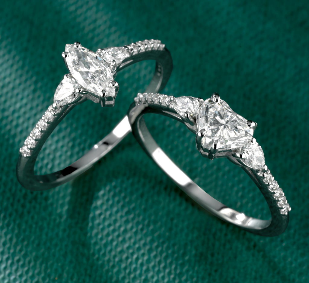 ORECCHINI A TOPPA in oro 12 KT e argento con diamanti | Trionfante ORECCHINI A TOPPA in oro 12 KT e argento con diamanti | Trionfante