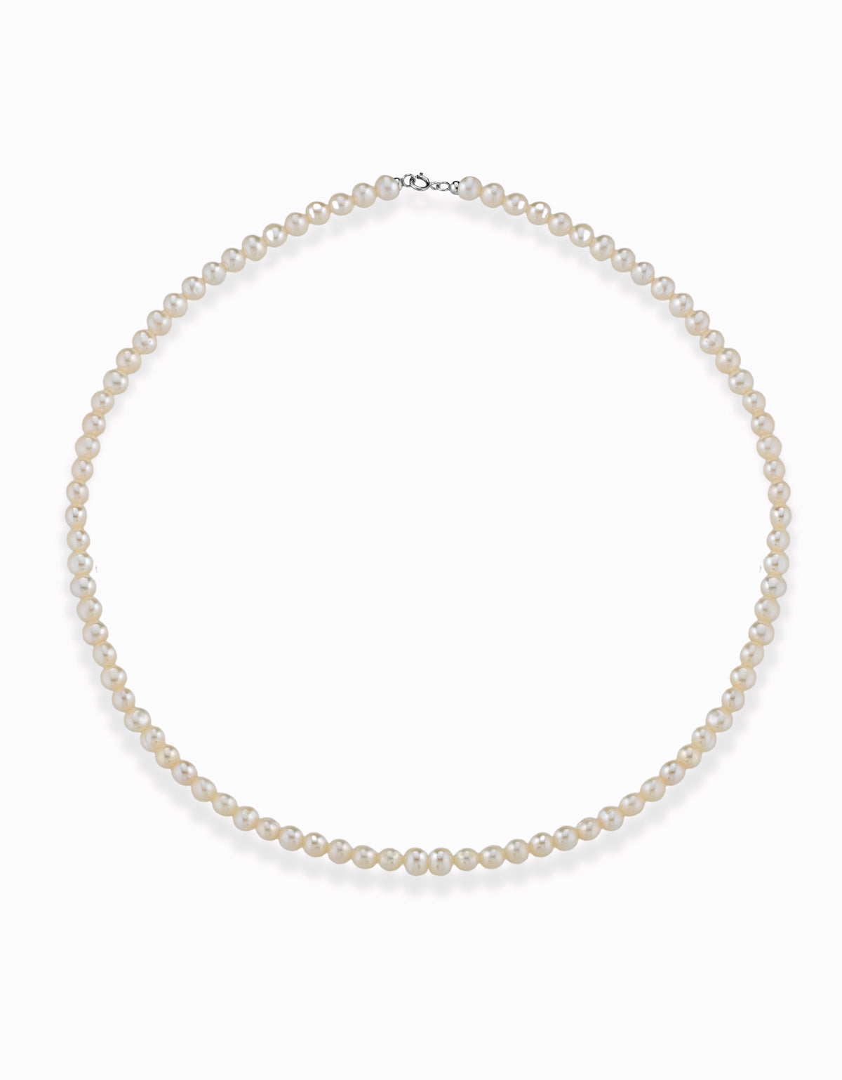 COLLANA DI PERLA CON CHIUSURA IN ORO BIANCO