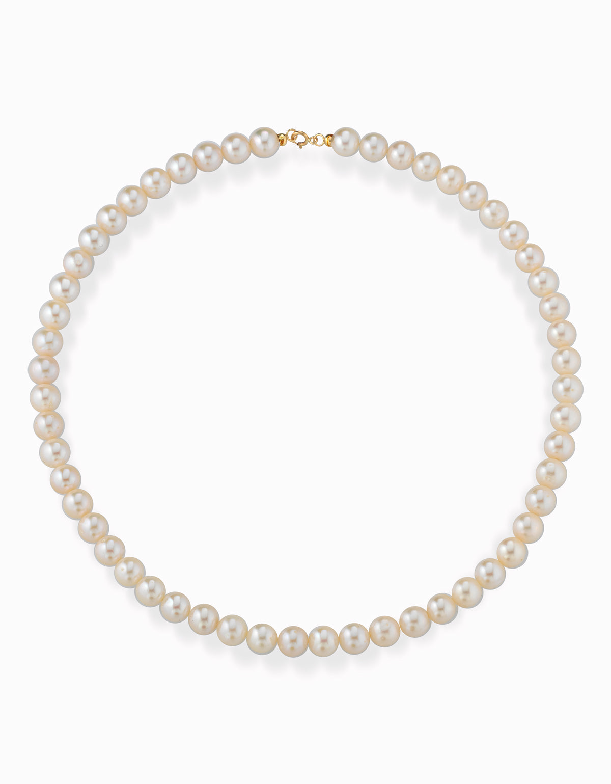 COLLANA DI PERLA CON CHIUSURA IN ORO GIALLO