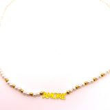COLLANA PERSONALIZZABILE CON PERLE IN ORO 9KT
