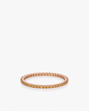 ANELLO VERETTA FASCIA STRETTA IN ORO ROSA CON DIAMANTI FANCY