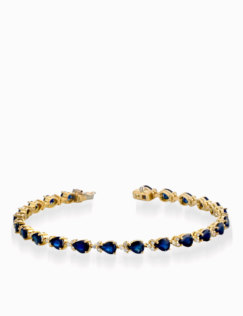 Bracciale oro giallo con acquamarina | | Horus Gioielli Bracciale oro giallo con acquamarina | | Horus Gioielli