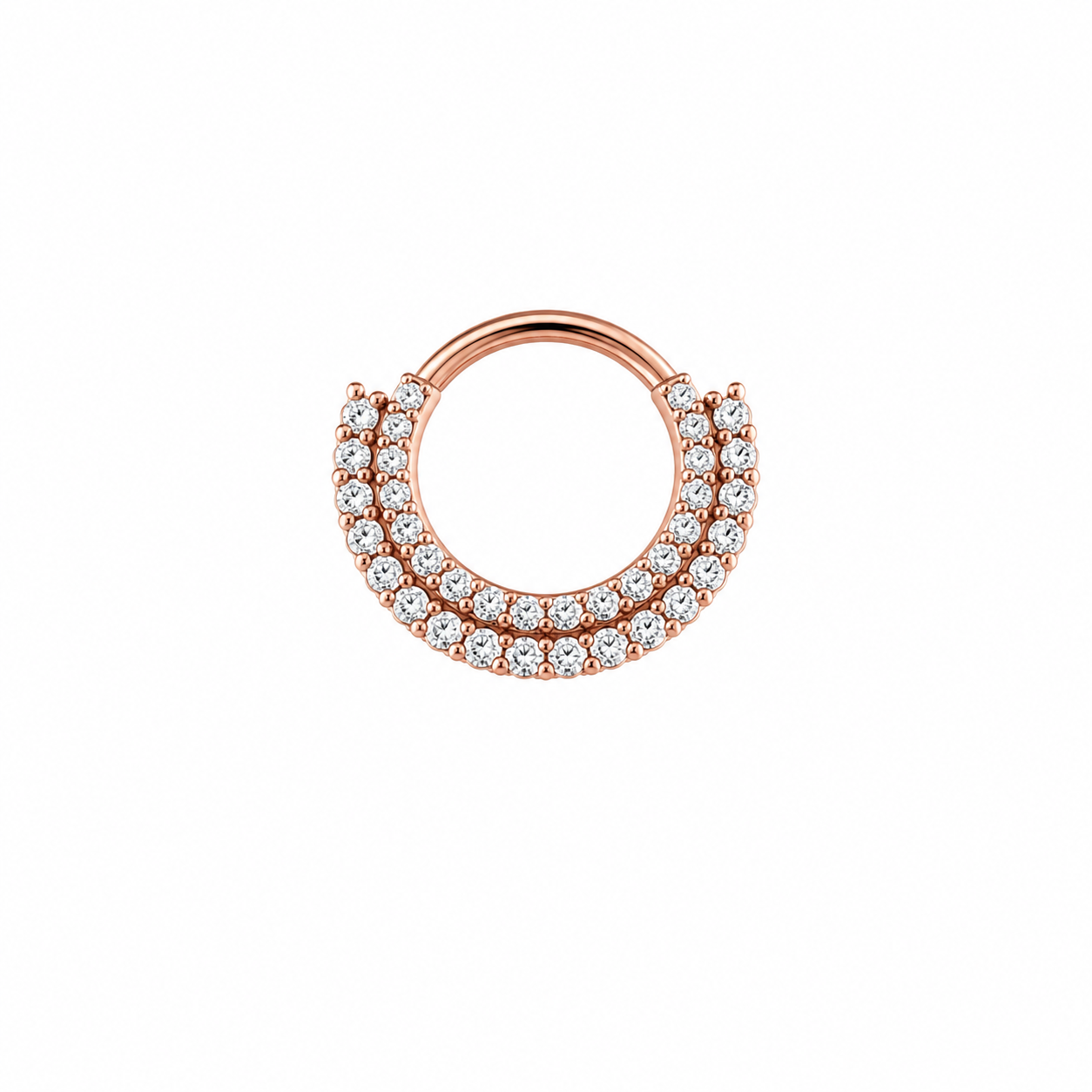 DAITH IN ORO ROSA CON DIAMANTI