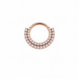 DAITH IN ORO ROSA CON DIAMANTI