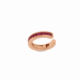 EAR CUFF IN ORO ROSA CON RUBINI