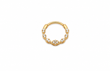 DAITH IN ORO GIALLO PICCOLO CON DIAMANTI