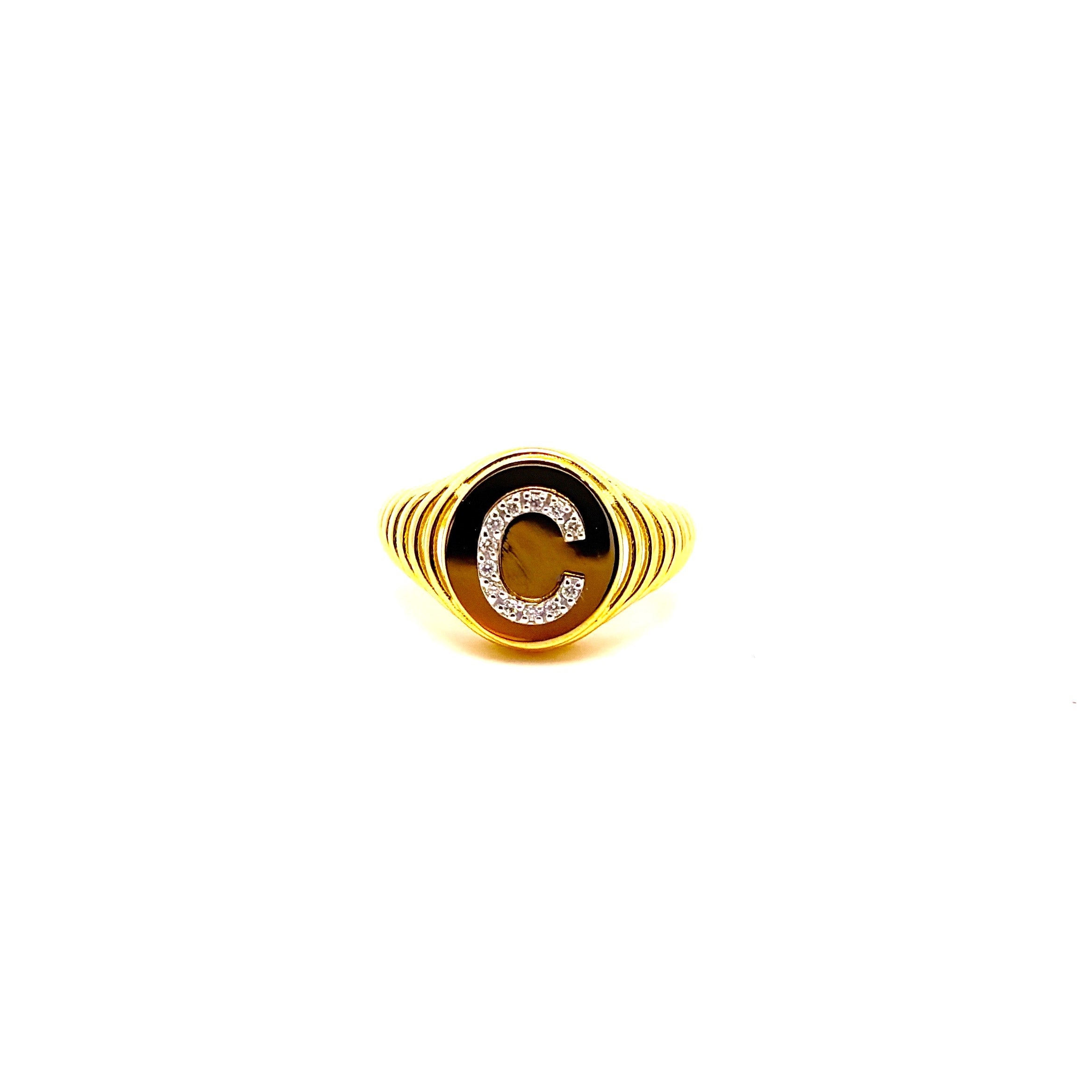 ANELLO IN ORO GIALLO PERSONALIZZABILE CON DIAMANTI