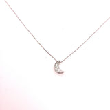 CIONDOLO LUNA IN ORO BIANCO CON DIAMANTI