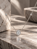 CIONDOLO IN ORO BIANCO CON DIAMANTI