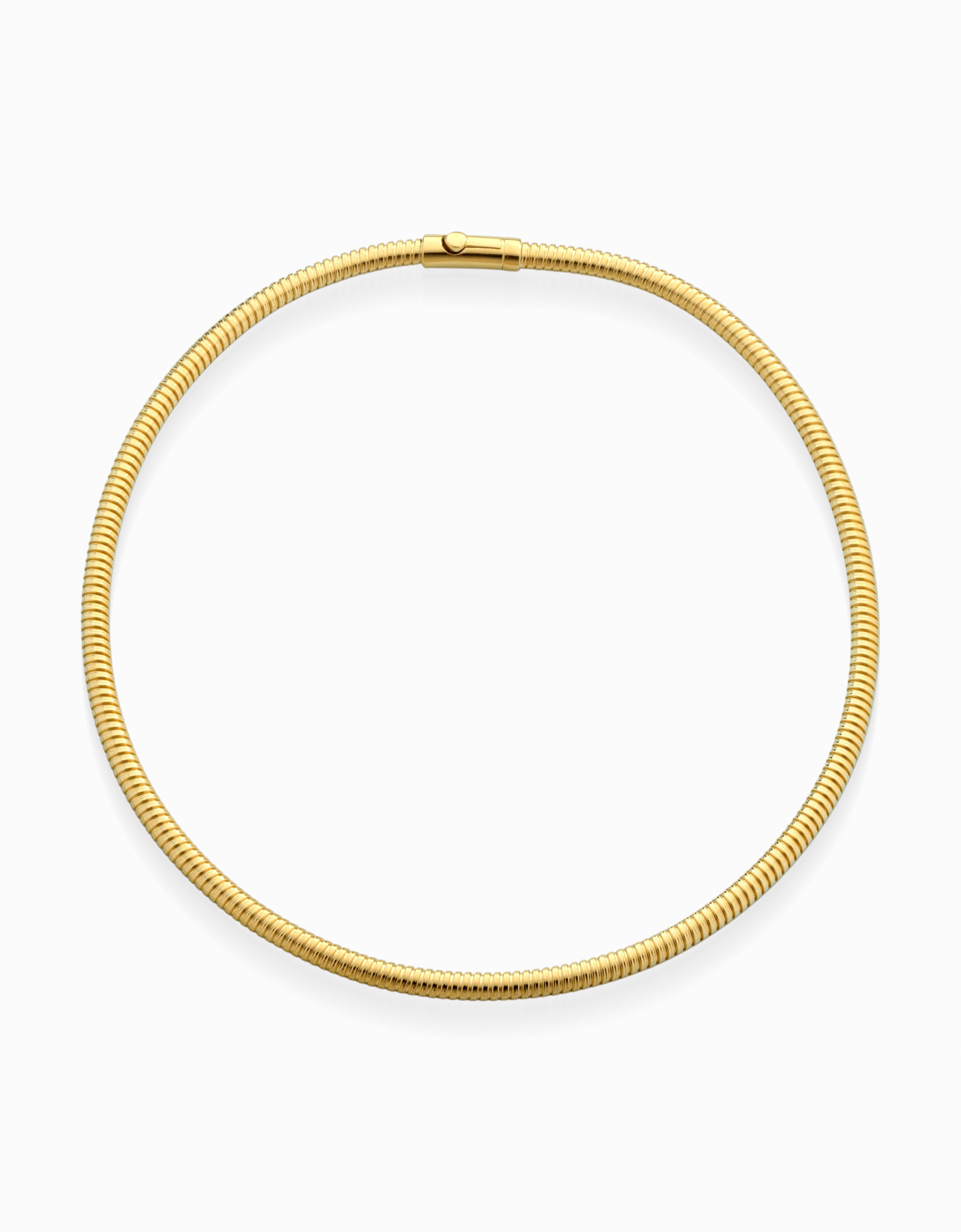 COLLANA MORBIDA SOTTILE IN ORO GIALLO