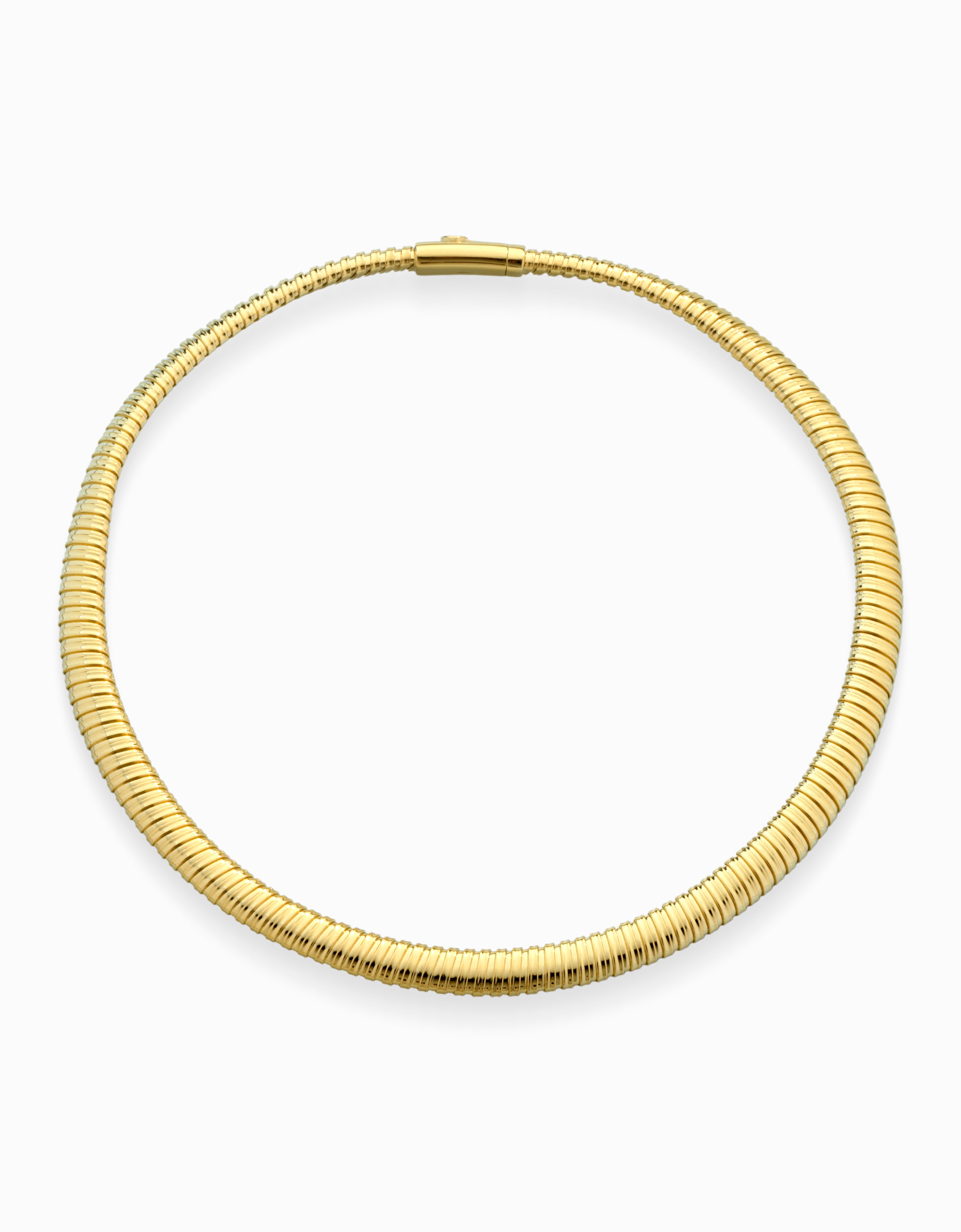 COLLANA MORBIDA GRANDE IN ORO GIALLO