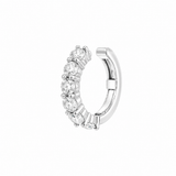 EAR CUFF IN ORO BIANCO CON DIAMANTI
