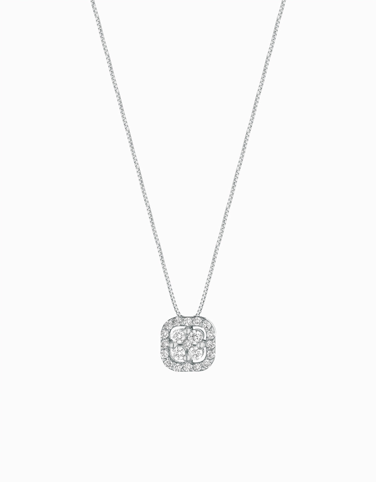 CIONDOLO MAGIC PRIMA MISURA IN ORO BIANCO CON DIAMANTI