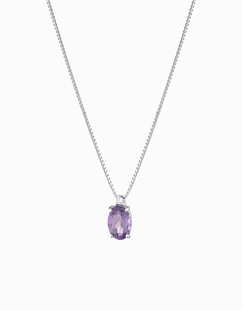 Anello in argento placcato oro Sambia Ametista Anello in argento placcato oro Sambia Ametista