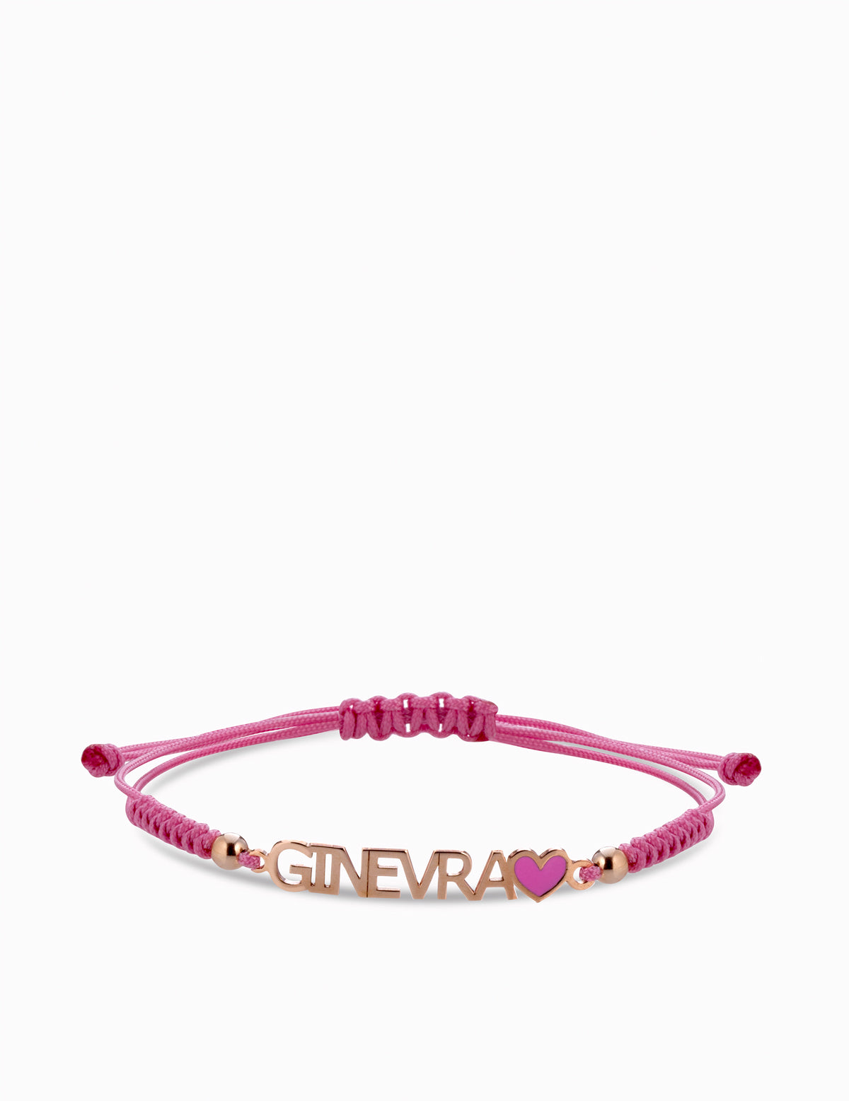 BRACCIALE PERSONALIZZABILE CON CORDINO E SMALTO