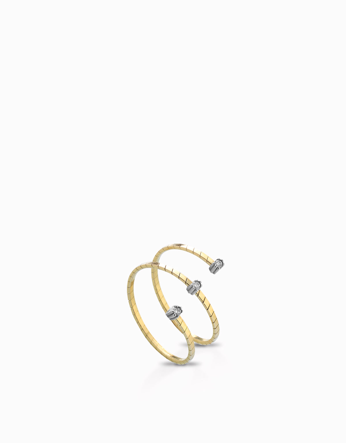 ANELLO SNAKE IN ORO GIALLO CON DIAMANTI