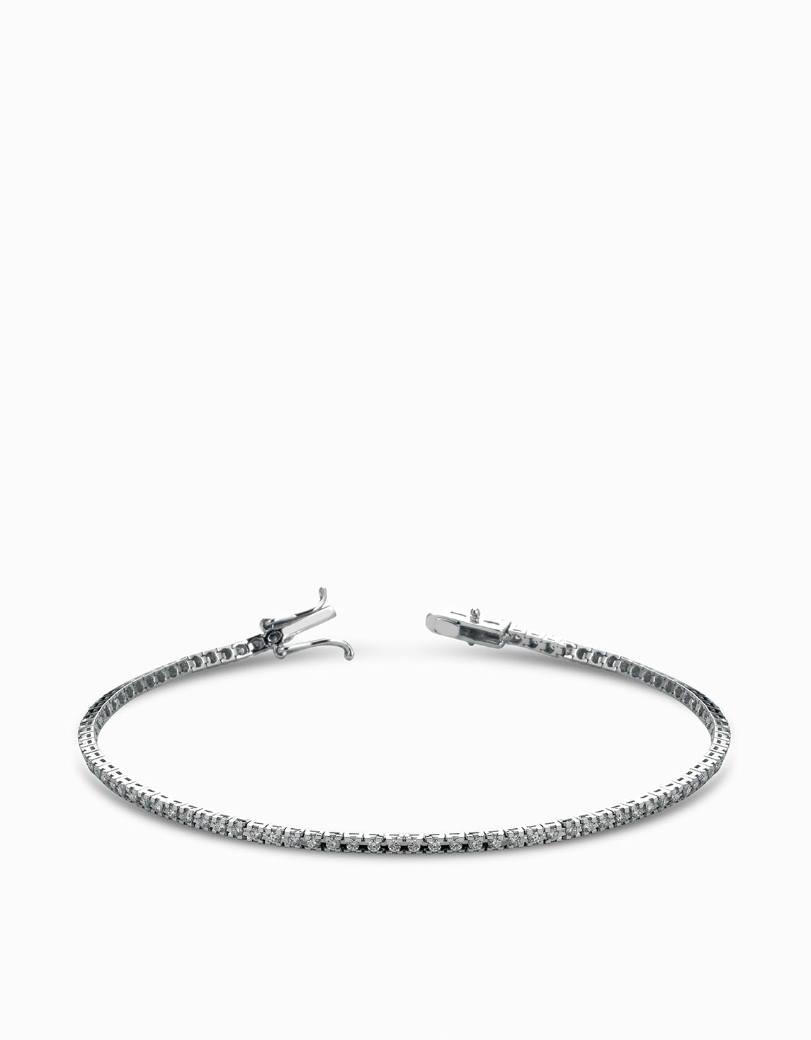 tennis con diamanti bianchi