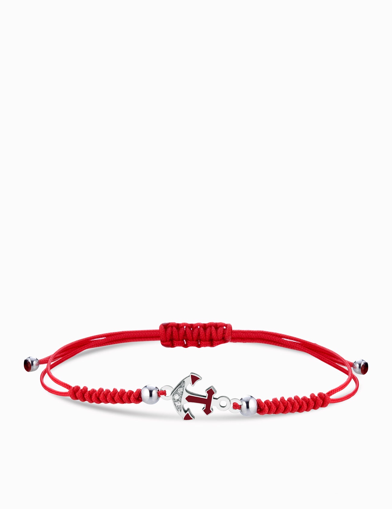 BRACCIALE UOMO ANCORA CON SMALTO