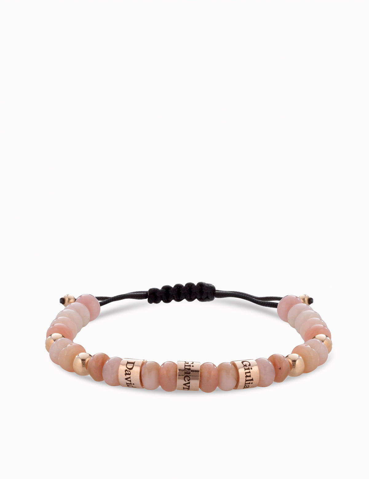 BRACCIALE CON SFERE IN ORO PERSONALIZZABILE