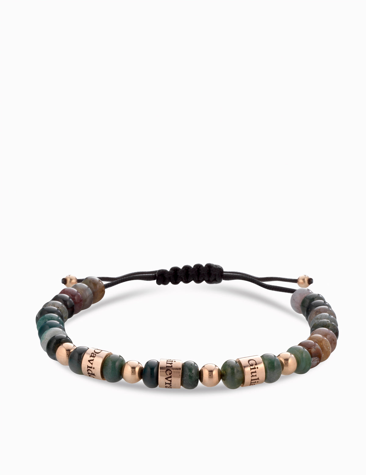 BRACCIALE CON SFERE IN ORO PERSONALIZZABILE