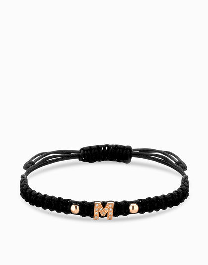 bracciale con lettera