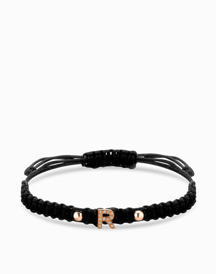 bracciale con lettera