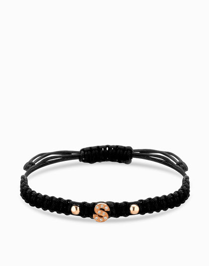 bracciale con lettera