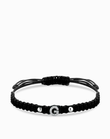 bracciale con lettera