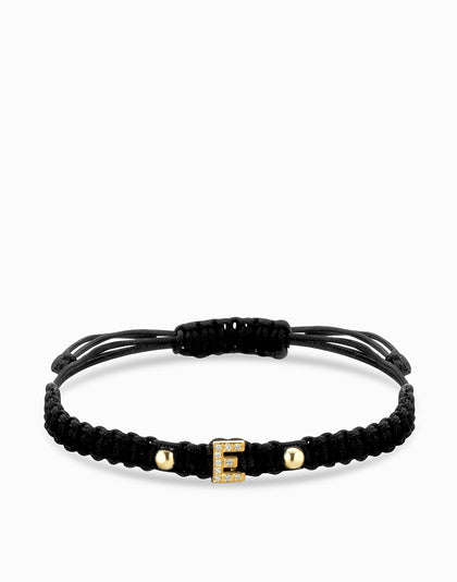 bracciale con lettera
