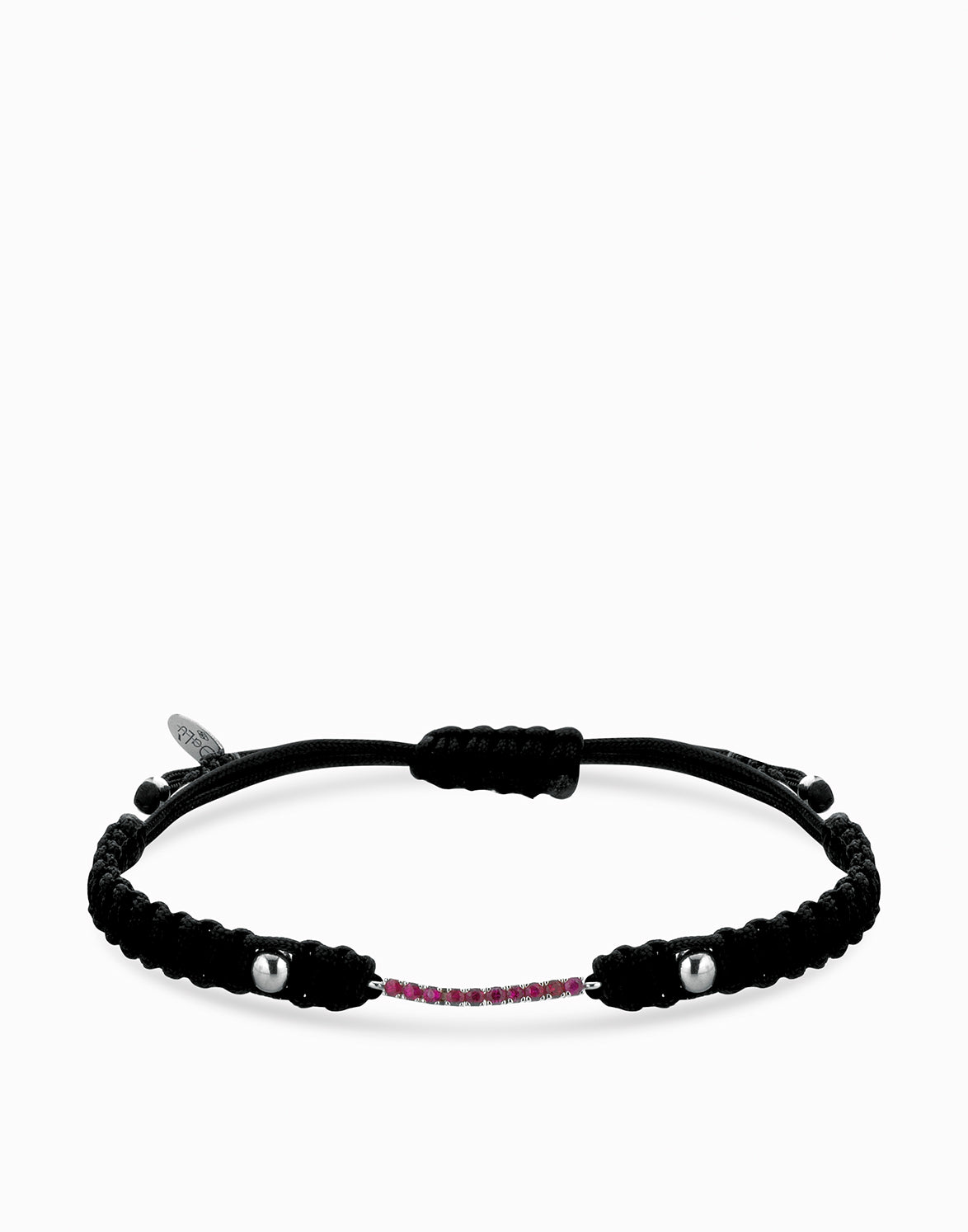 bracciale slim tennis con cordino