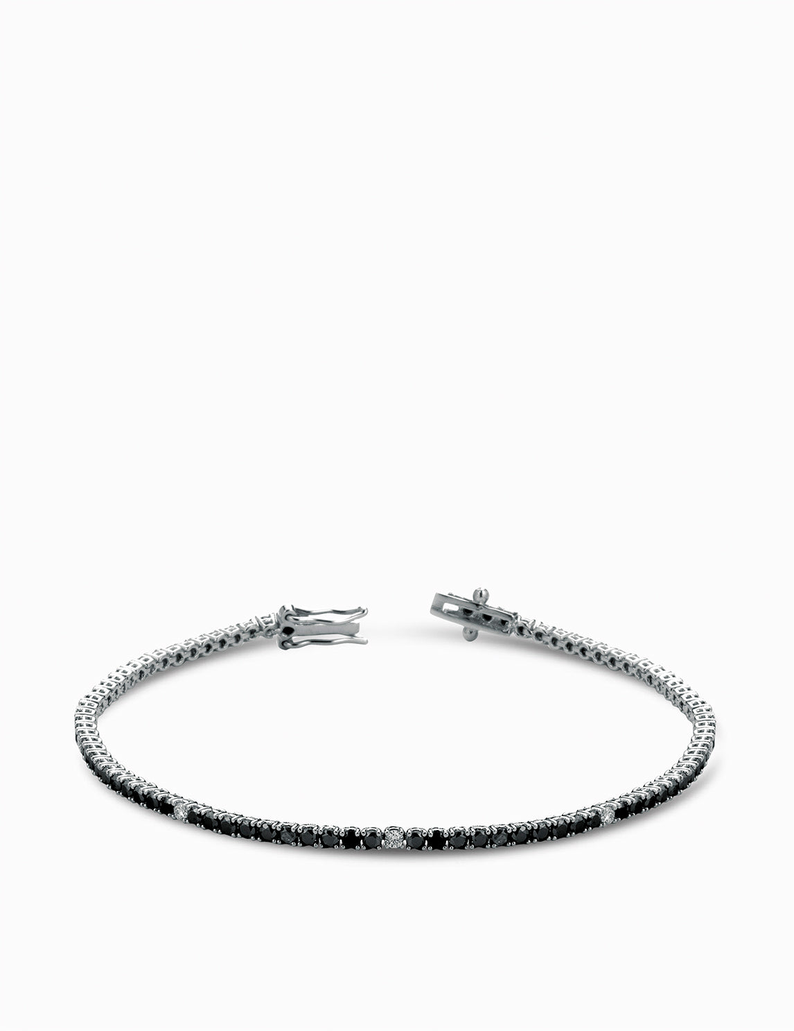 tennis diamanti bianchi e diamanti neri