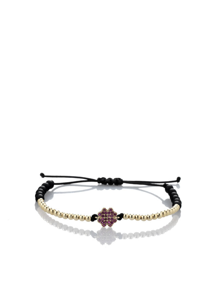 bracciali minimal quadrifoglio