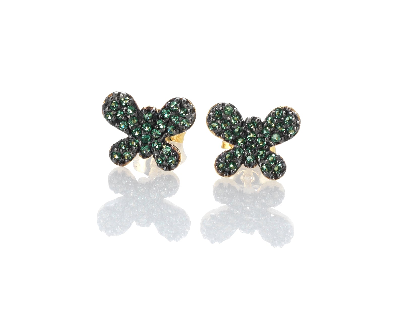 orecchini minimal farfalle