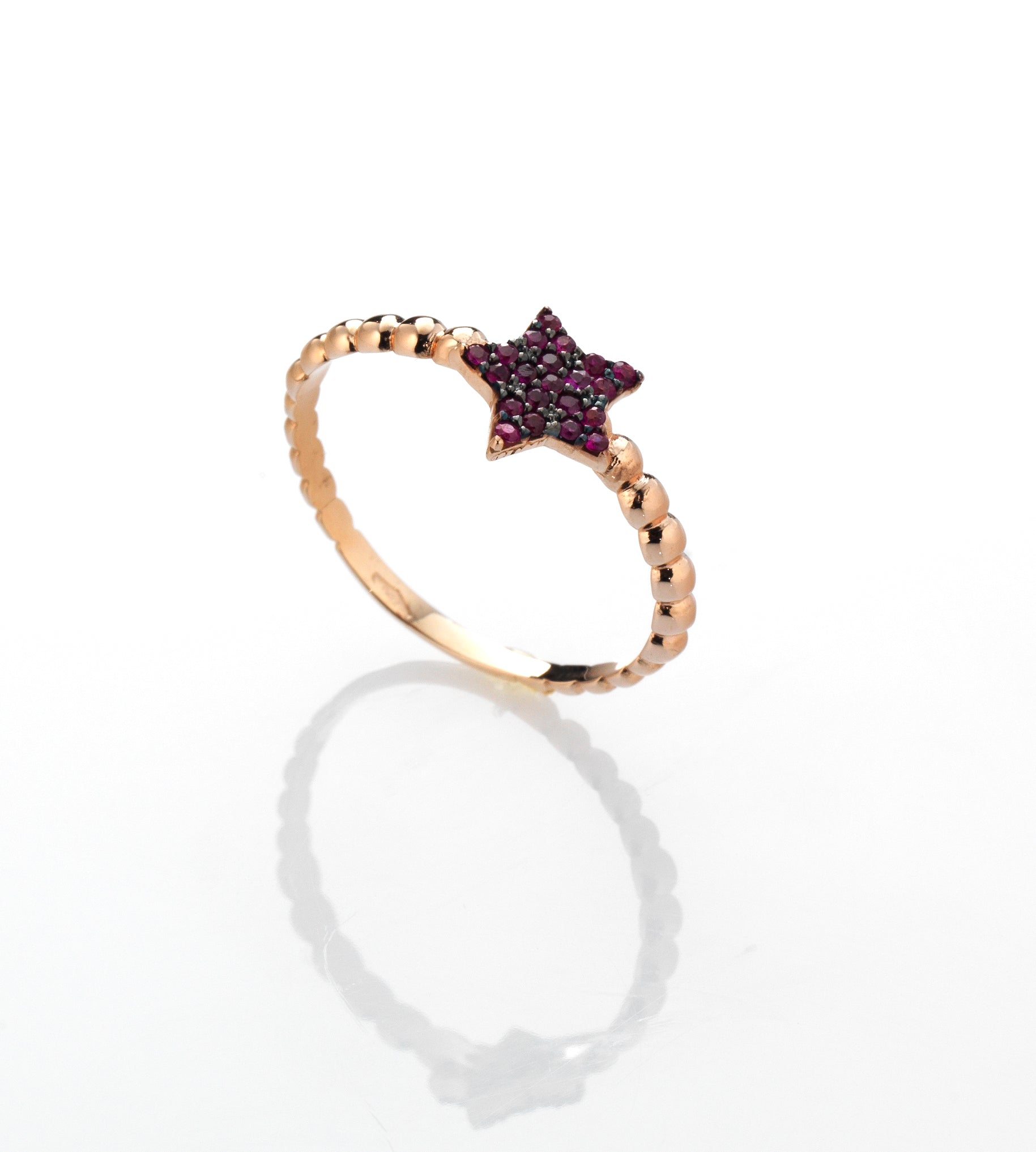 anello stella minimal