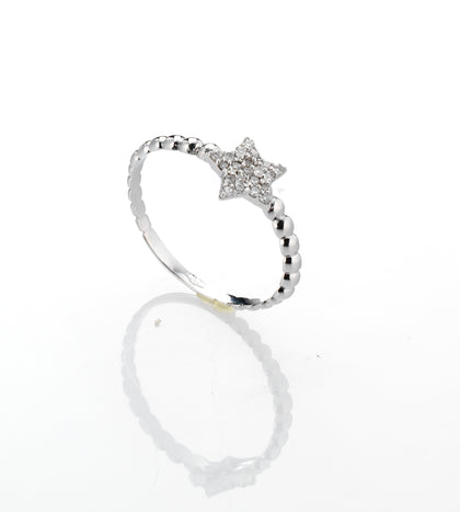 anello stella minimal