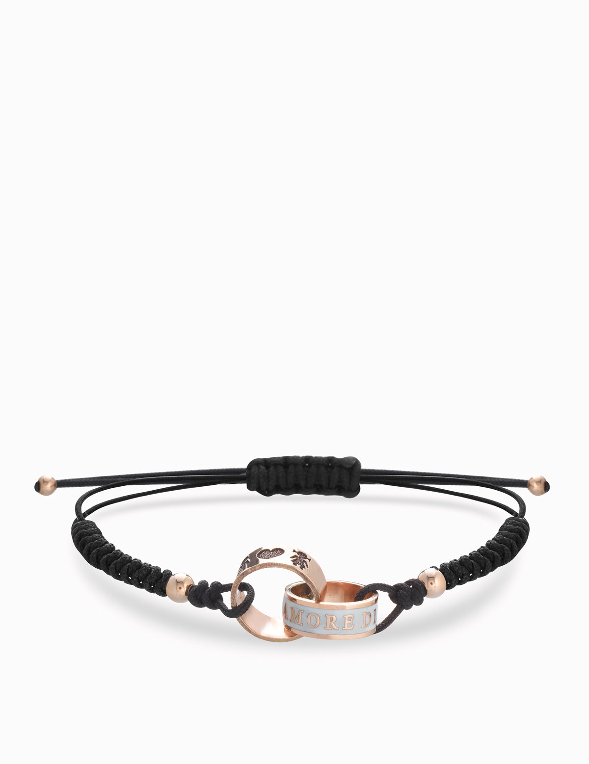 Bracciale Legame in oro 9kt con smalto bianco