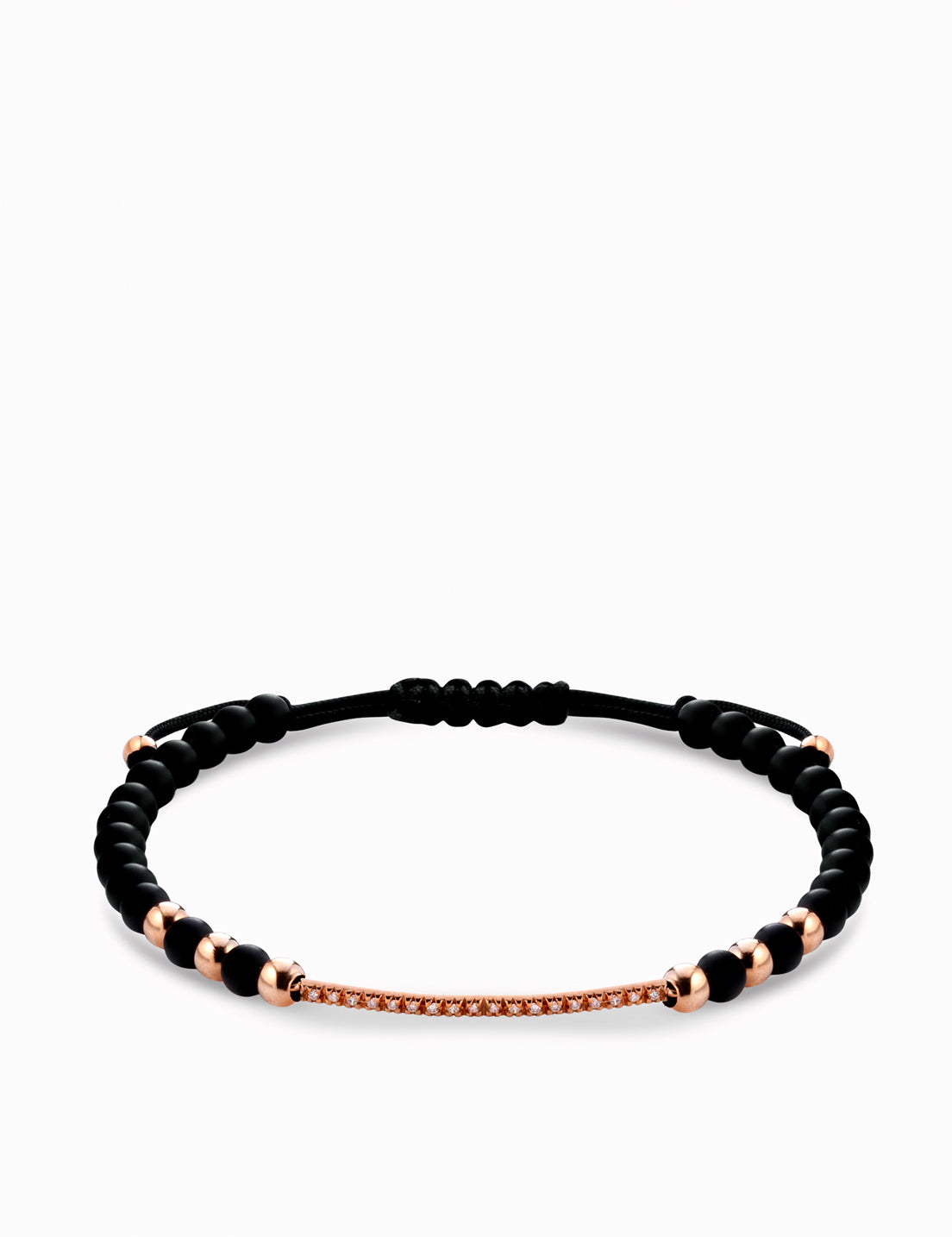 Bracciale bacchetta in onice con diamanti