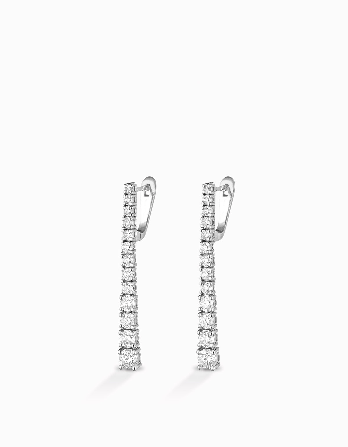 orecchini tennis diamanti